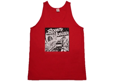 Pre-owned Supreme Barrington Levy Jah Life Bounty Hunter Tank Top Red