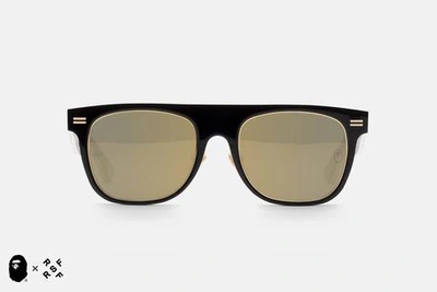 Pre-owned Bape  X Retrosuperfuture Flat Top Sunglasses Black