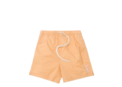 Pre-owned Kith  Convertible Swim Shorts Burnt Yellow