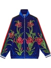 GUCCI OVERSIZED EMBROIDERED CHENILLE JACKET