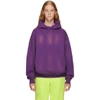 MARTINE ROSE MARTINE ROSE PURPLE CLASSIC HOODIE