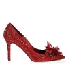 Jimmy Choo Alia 85 Crystal Pumps In Red