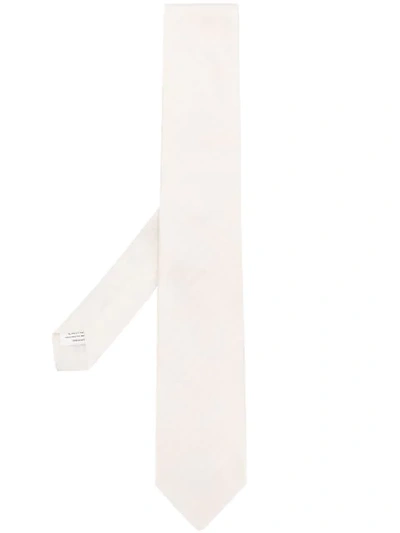Lardini Spot Print Tie In White