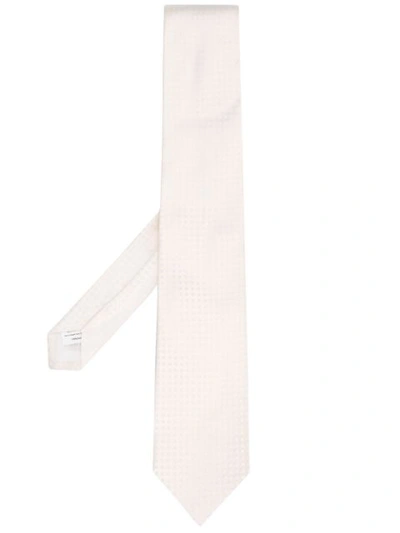 Lardini Spot Print Tie In White