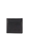 Ann Demeulemeester Grained Leather Bi-fold Wallet In Black