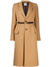 BOTTEGA VENETA BELTED SINGLE-BREASTED COAT