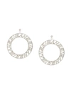 MISBHV LOGO HOOP EARRINGS