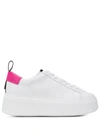 ASH NEON HEEL PLATFORM SNEAKERS