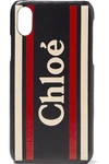 CHLOÉ PRINTED TEXTURED-LEATHER IPHONE X AND XS CASE