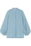 THE ROW VARA SILK CREPE DE CHINE BLOUSE