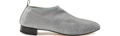 Repetto Marty Slipper Shoes In Argent (silver)