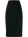 DOLCE & GABBANA STRAIGHT FIT KNEE-LENGTH SKIRT