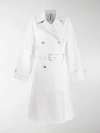 JIL SANDER DOUBLE BREASTED TRENCH COAT,14297957