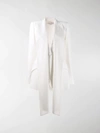 Alexander Mcqueen Oversized Lapel Blazer In White