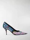 BALENCIAGA GRAFFITI-PRINT PUMPS,548805WA2R113578217