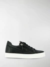 Giuseppe Zanotti Fancy Low-top Sneakers In Black