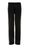 ATM ANTHONY THOMAS MELILLO STRIPED CASHMERE AND COTTON CROPPED TRACK PANTS,740281