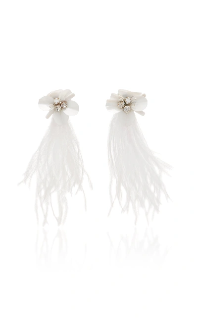 MIGNONNE GAVIGAN HALEY RESIN, STONE AND FEATHER EARRINGS 759773