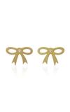 IRENE NEUWIRTH 18K GOLD AND DIAMOND STUD EARRINGS,762510