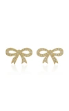 IRENE NEUWIRTH 18K GOLD AND PAVÉ DIAMOND STUD EARRINGS,762511