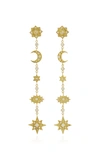 AMRAPALI HERITAGE MYSTIC 18K GOLD AND DIAMOND EARRINGS,770162