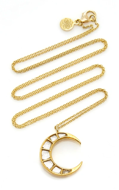 Amrapali Women's 18k Yellow Gold Vintage Diamond Necklace