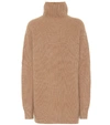 Max Mara Disco Wool And Cashmere Sweater In Beige