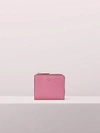 Kate Spade Sylvia Small Bifold Wallet In Blustery Pink