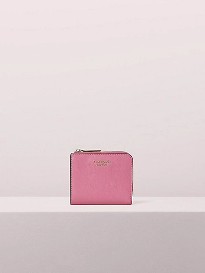 Kate Spade Sylvia Small Bifold Wallet In Blustery Pink