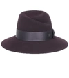 MAISON MICHEL VIRGINIE FELT FEDORA,P00405113