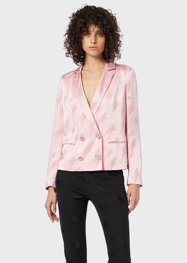 Emporio Armani Casual Jackets - Item 41920538 In Pink | ModeSens