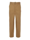 BURBERRY BURBERRY BELTED STRAIGHT LEG TROUSERS