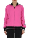 DOLCE & GABBANA DOLCE & GABBANA CONTRAST SIDE BAND BOMBER JACKET