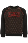 FENDI FENDI FF LOGO PRINT SWEATSHIRT