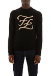 FENDI FENDI KARLIGRAPHY LOGO PULLOVER