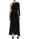 GIVENCHY GIVENCHY ASYMMETRIC DRAPED MAXI DRESS