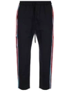 GUCCI GUCCI CONTRAST SIDE BAND TROUSERS