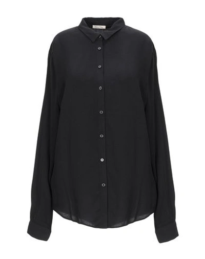 American Vintage Solid Color Shirts & Blouses In Black
