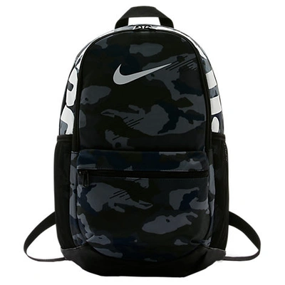 Nike Brasilia Printed Training Backpack In Grey