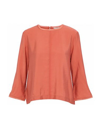 House Of Dagmar Blouse In Brick Red