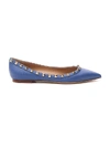 VALENTINO GARAVANI VALENTINO GARAVANI ROCKSTUD BALLERINA FLAT SHOES