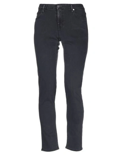 7 For All Mankind Denim Pants In Black