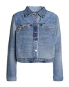 RE/DONE WITH LEVI'S RE/DONE WITH LEVI'S WOMAN DENIM OUTERWEAR BLUE SIZE S COTTON,42761007KF 5