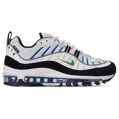 Nike Women's Air Max 98 Premium Casual Shoes In White