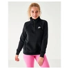 Nike Women's Sportswear Essential Quarter-zip Fleece Top In Black