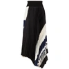3.1 PHILLIP LIM / フィリップ リム Black pleated satin skirt