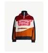 Facetasm X Coca Cola Paneled Wool-blend Hoody In Red