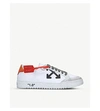 Off-white 2.0 Logo Leather Low-top Sneakers In White
