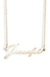 ARGENTO VIVO ARGENTO VIVO PERSONALIZED SCRIPT NAME NECKLACE,RSN0900GP