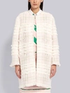 THOM BROWNE THOM BROWNE BOW EMBROIDERY CARDIGAN SACK OVER COAT,FOC460T0547513559114